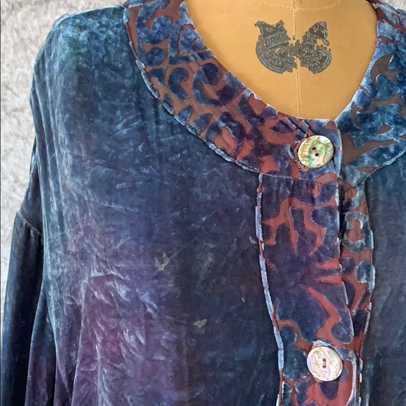 Two head studios flowy tunic blouse dress size M - Picture 4 of 7